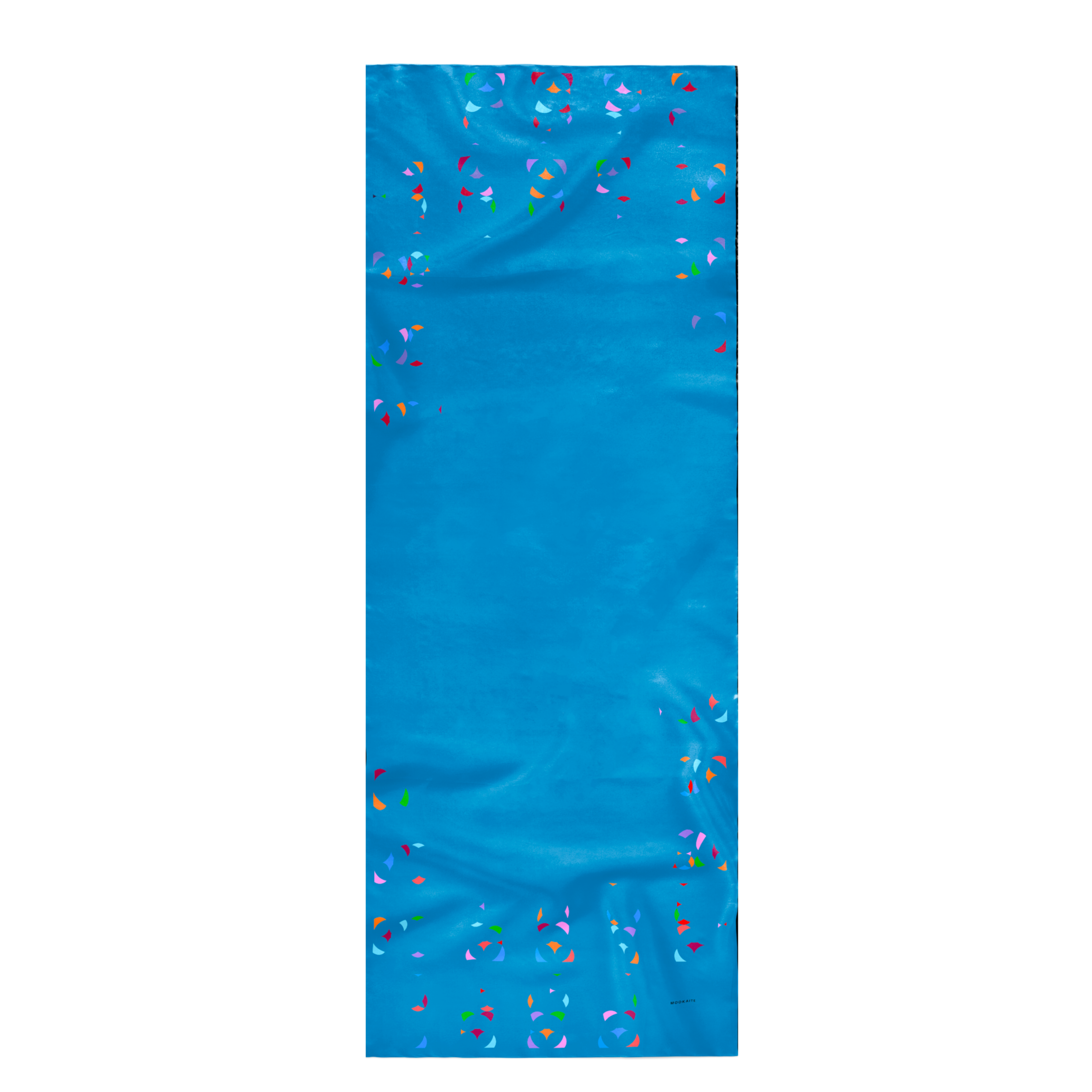 Mookaite colour blocks Scarf / Cotton silk