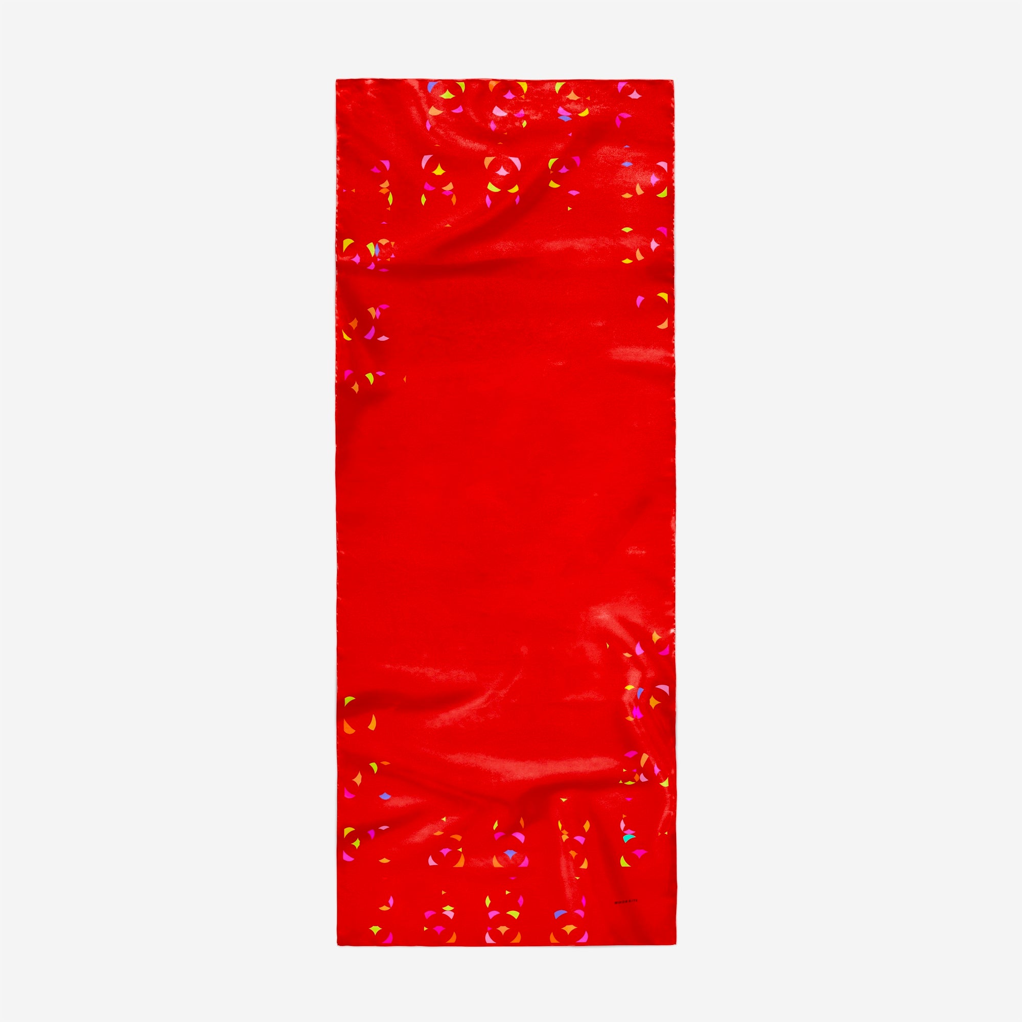 Mookaite colour blocks Scarf / Cotton silk