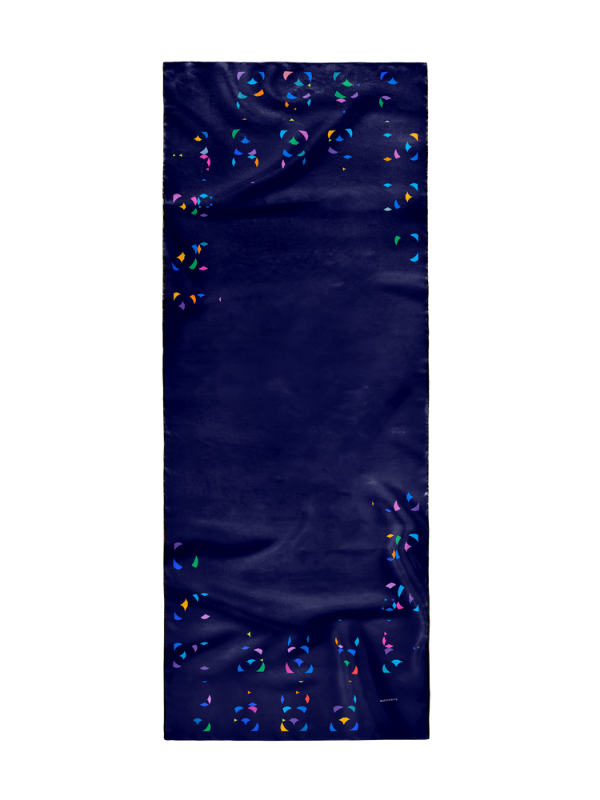 Mookaite colour blocks Scarf / Cotton silk